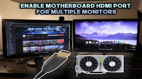 monitor connecting to motherboard hdmi.